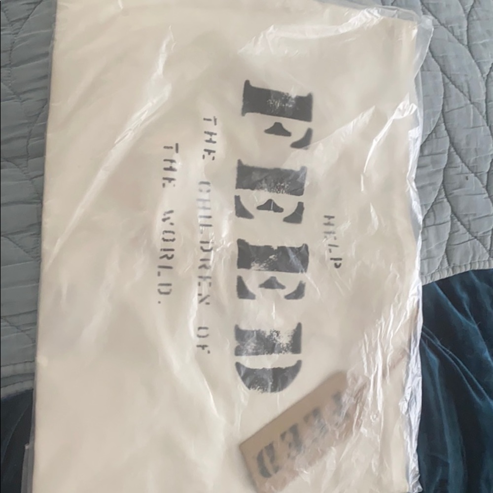 FEED canvas tote- NWT